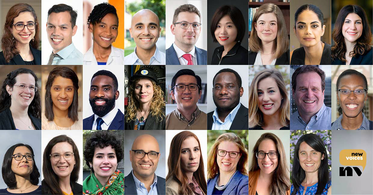 Photo collage made up of individual headshots of all 26 members of the 2024 cohort of the National Academies of Sciences, Engineering and Medicine’s New Voices in Sciences, Engineering and Medicine program, which includes Texas A&amp;M University chemist Emily Pentzer