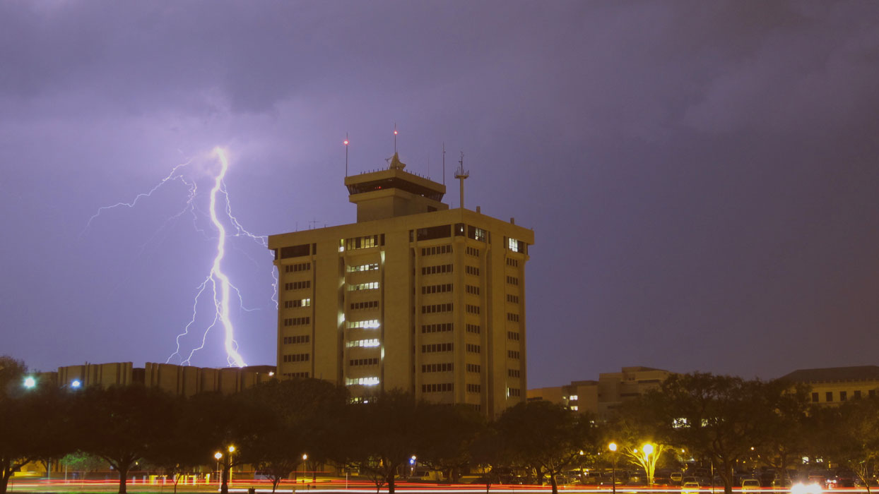 Texas A&amp;M meteorology tower